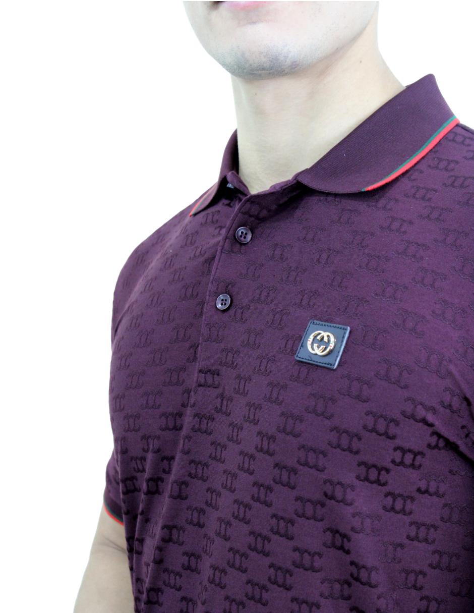 Playera para Hombre Marca PAVINI P-2051-BURGUNDY