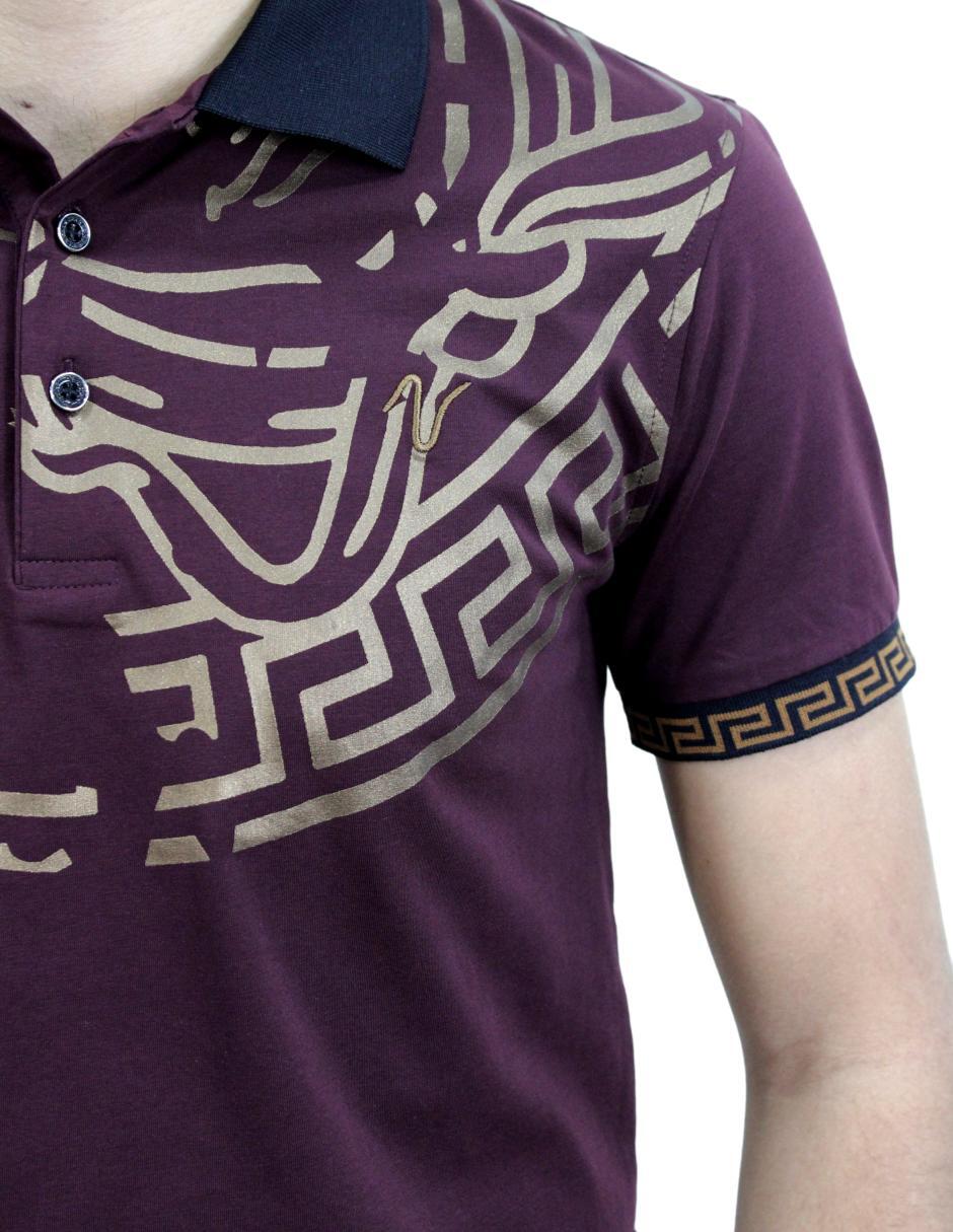 Playera para Hombre Marca PAVINI P-2054-BURGUNDY