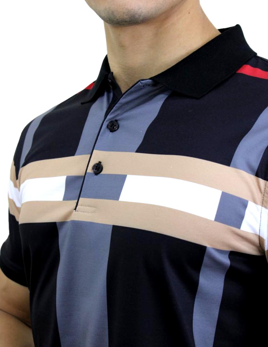 Playera para Hombre Marca PAVINI PT-993-BLACK
