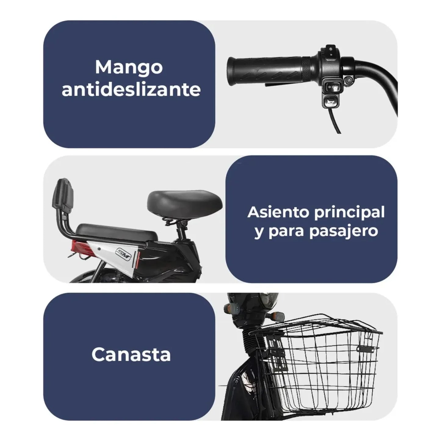Bicicleta Electrica SM70 Supermach 500w