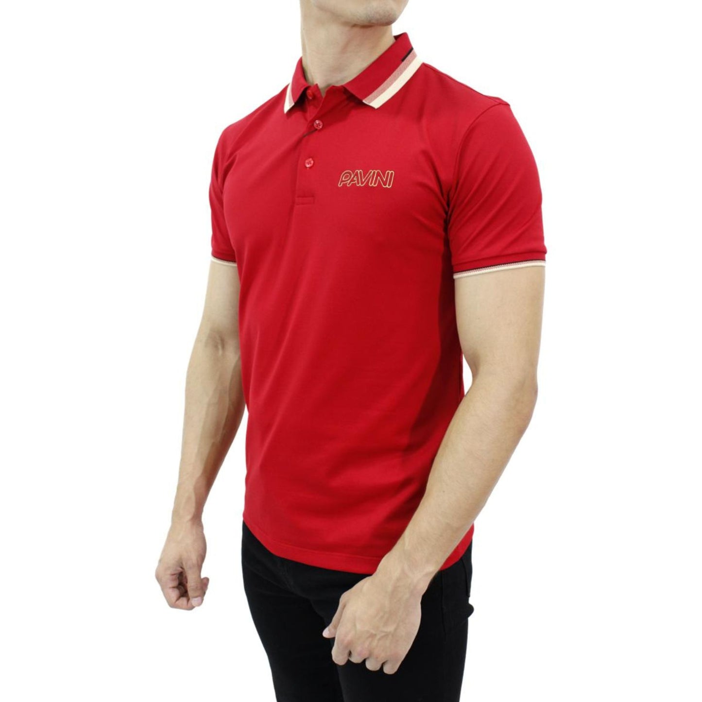 Playera para Hombre Marca PAVINI PT-1030-Red