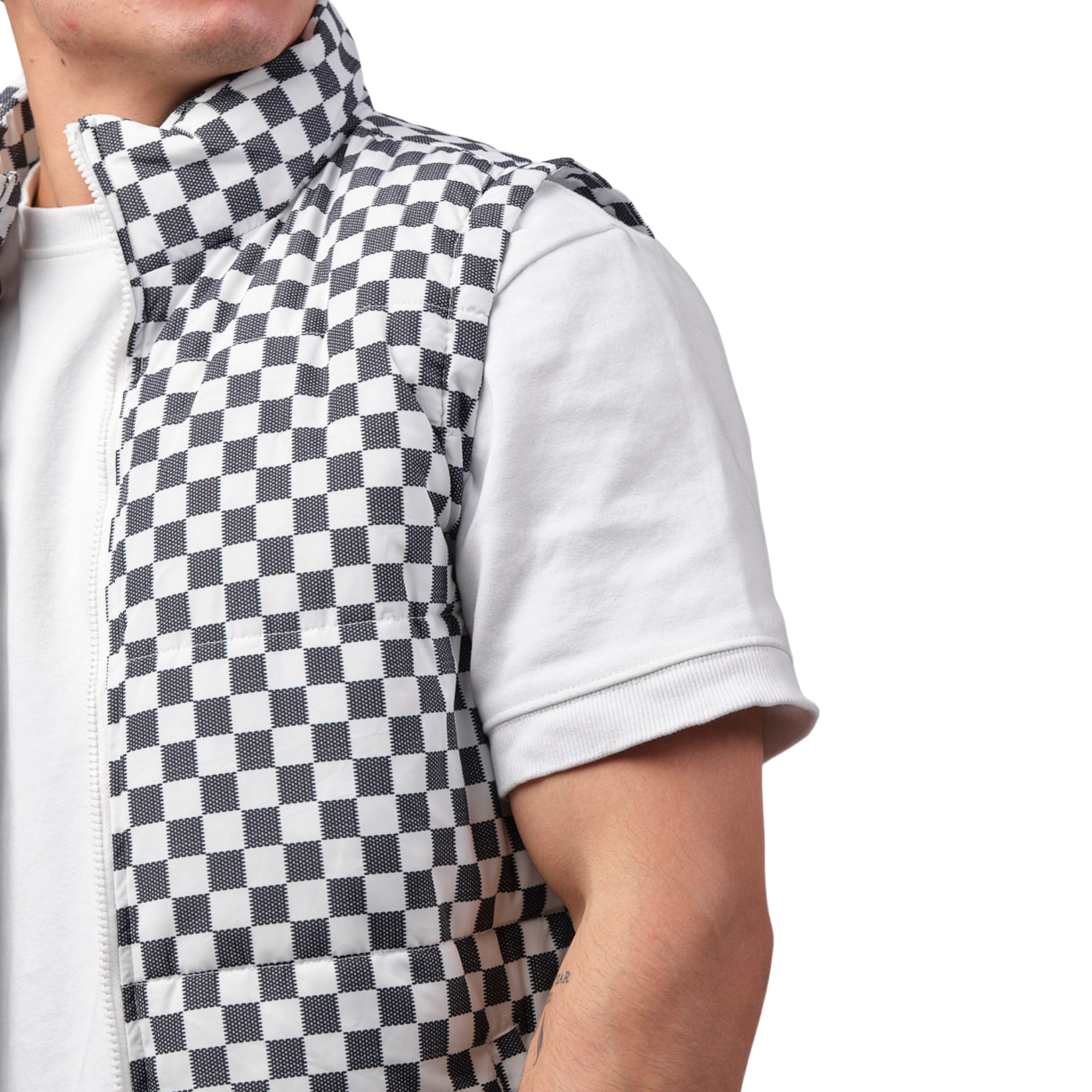 Chaleco Para Hombre Marca Moderno MJVT-2201-WHITE