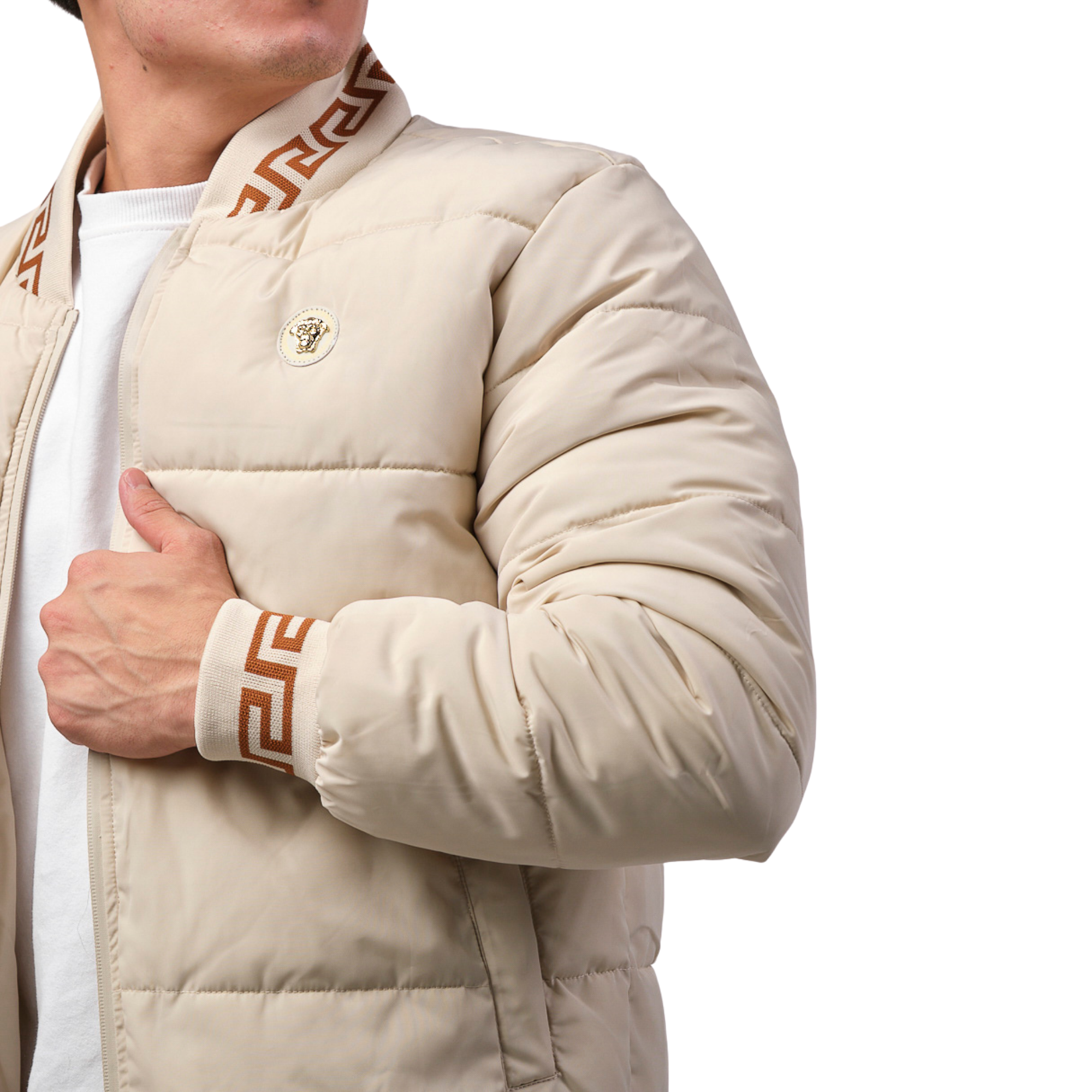 Chamarra para Hombre marca Moderno MJPF-2211 KHAKI