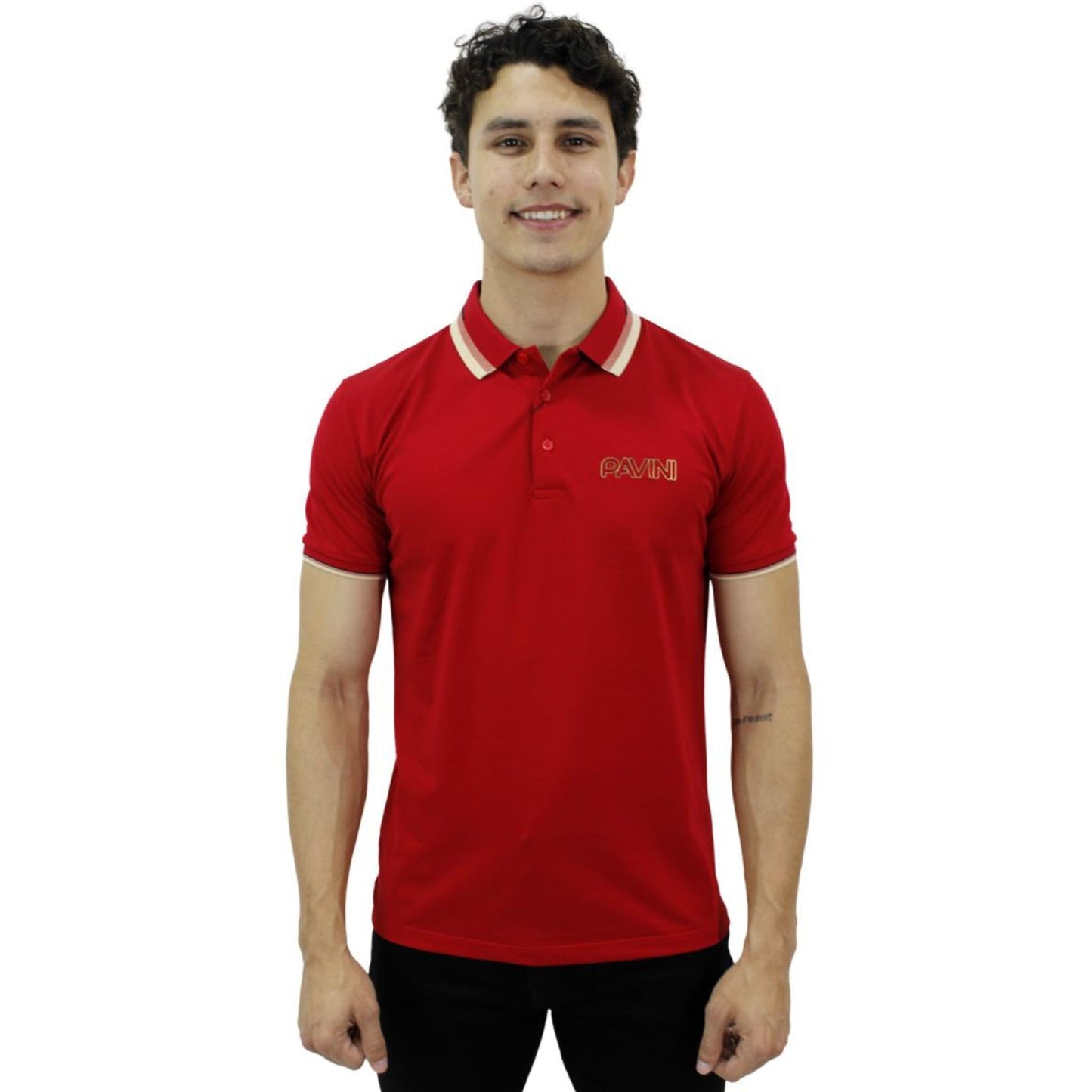 Playera para Hombre Marca PAVINI PT-1030-Red