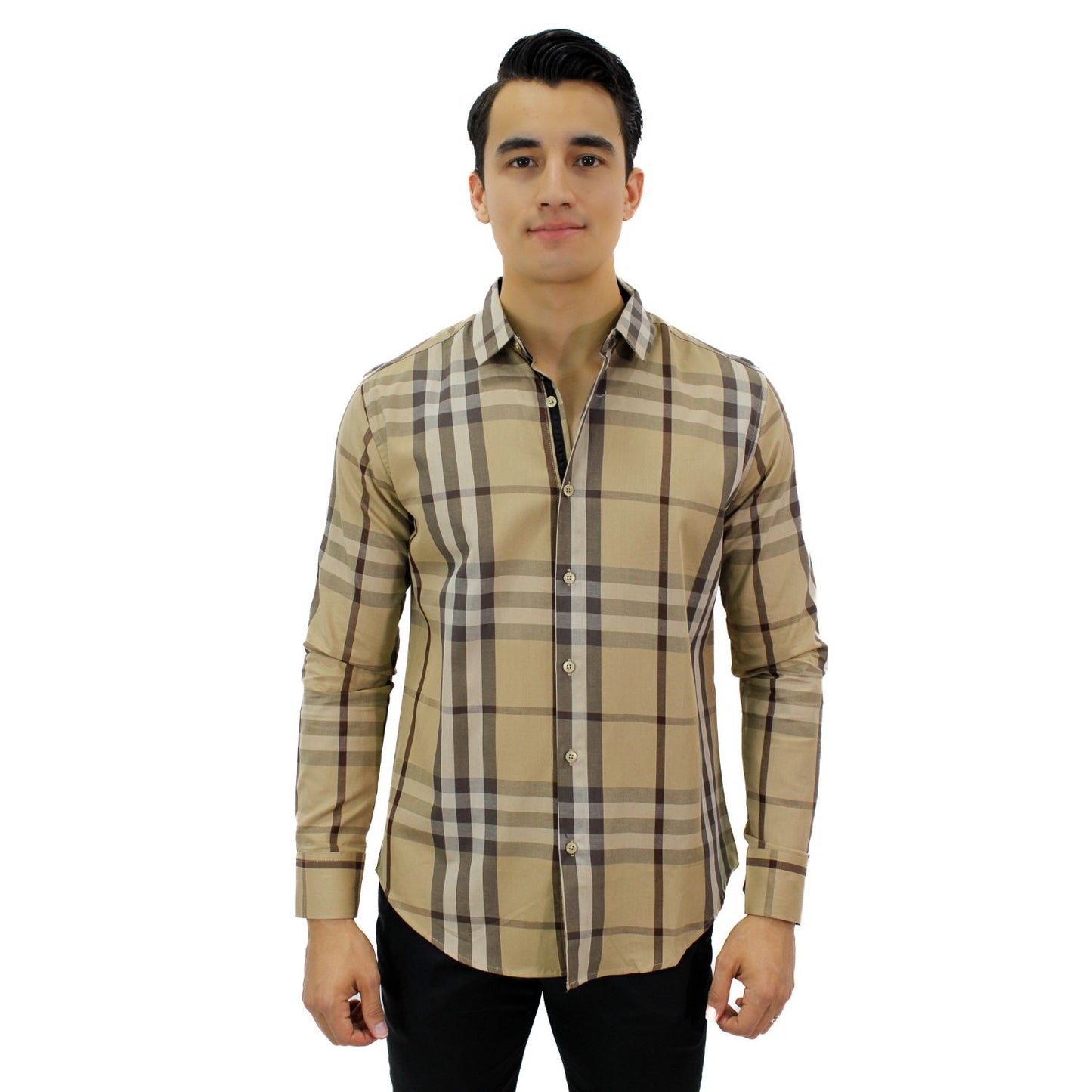 Camisa para Hombre marca RAVALLI MSH-680-50 BEIGE