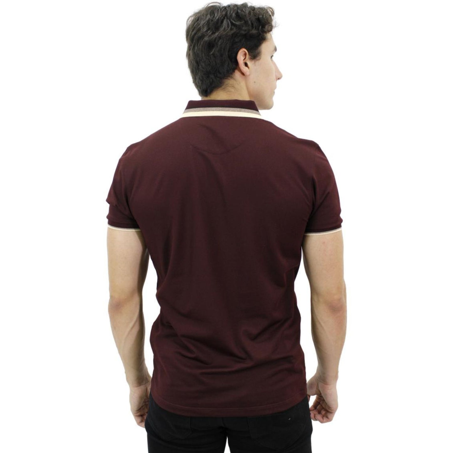 Playera para Hombre Marca PAVINI PT-1030- Burg