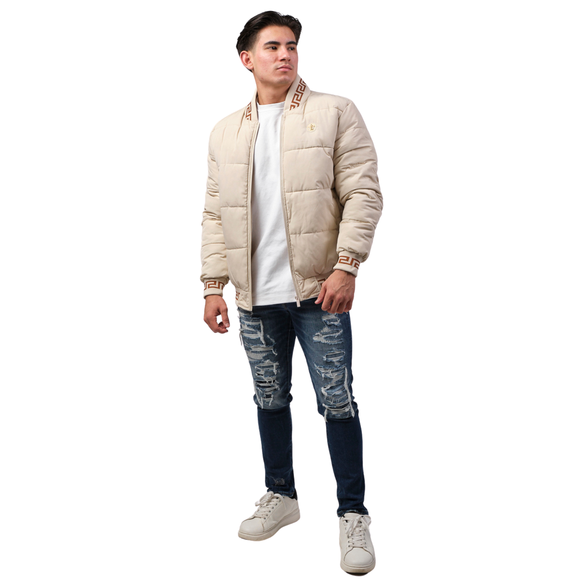 Chamarra para Hombre marca Moderno MJPF-2211 KHAKI