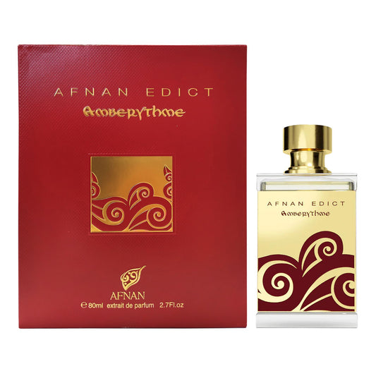 Perfume Unisex  AFNAN EDICT AMBERYTHME 80ml EDP