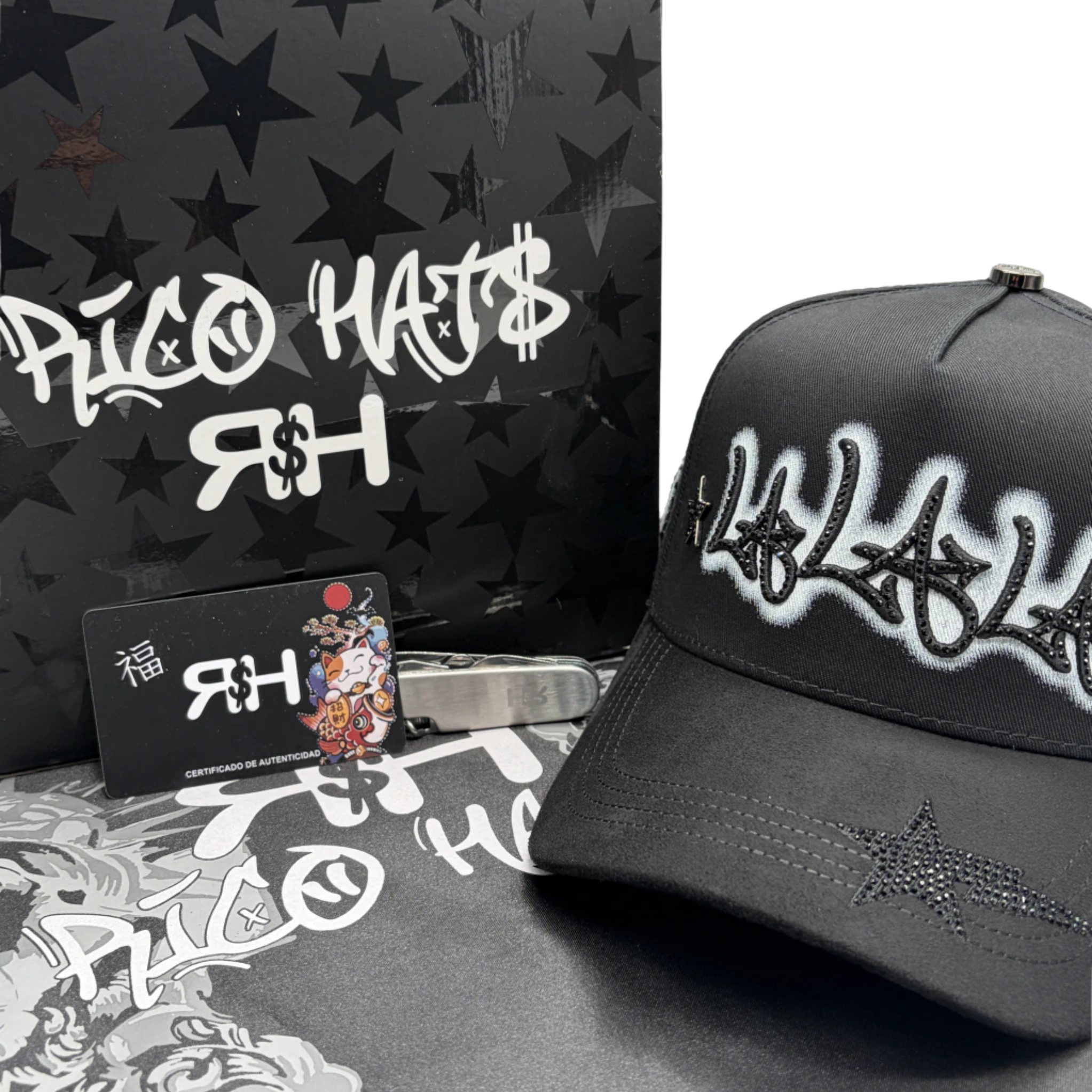 GORRA RICO HATS // LALALA BLACK DROP 2026