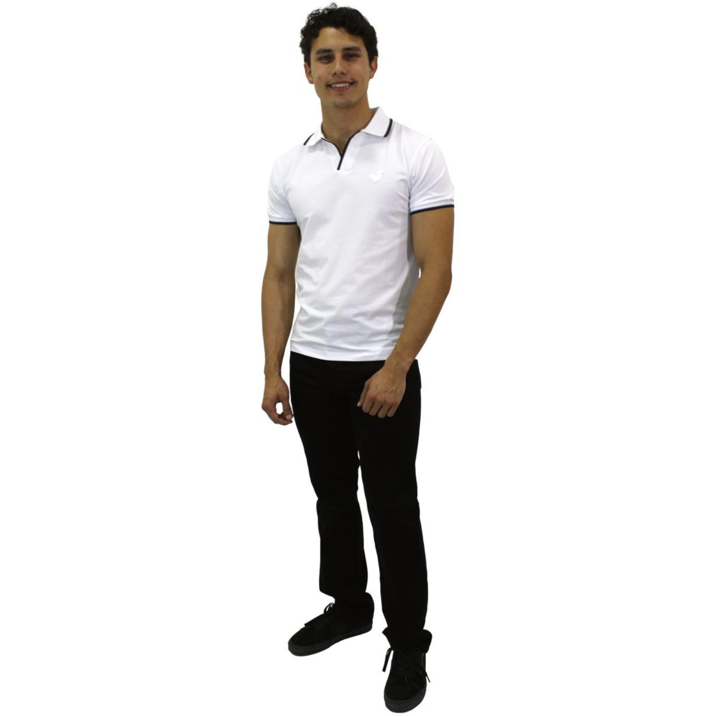 Playera para Hombre Marca PAVINI P-2197-WHITE