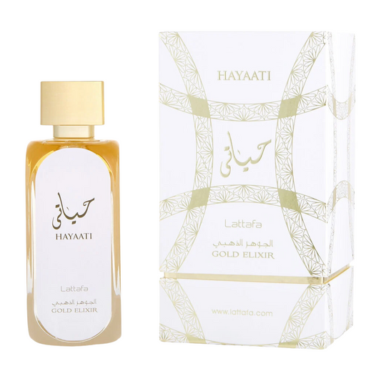 Perfume para Caballero Marca LATTAFA HAYAATI GOLD ELIXIR 100ml EDP