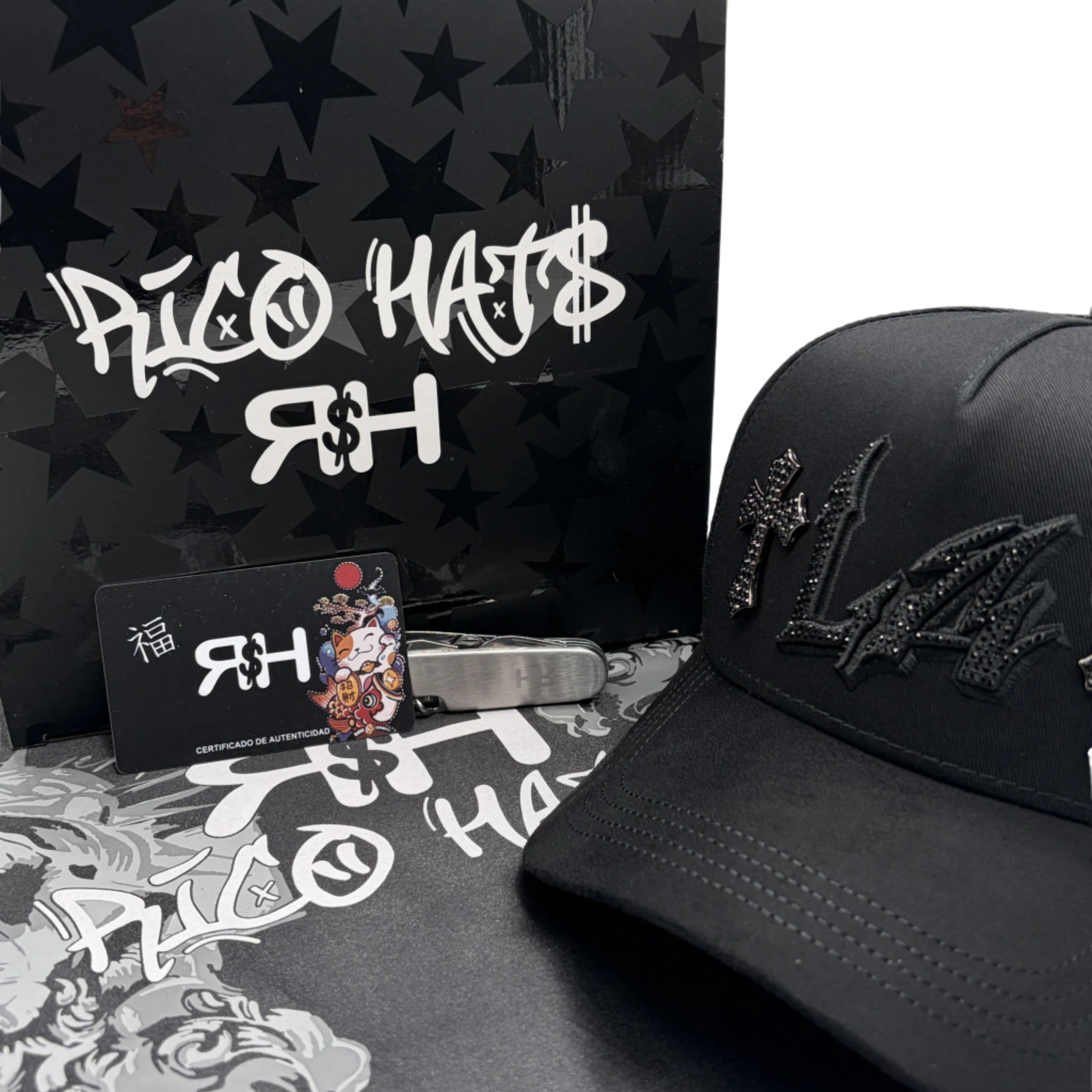 GORRA RICO HATS // LA CRUZ TOTAL BLACK DROP 2026