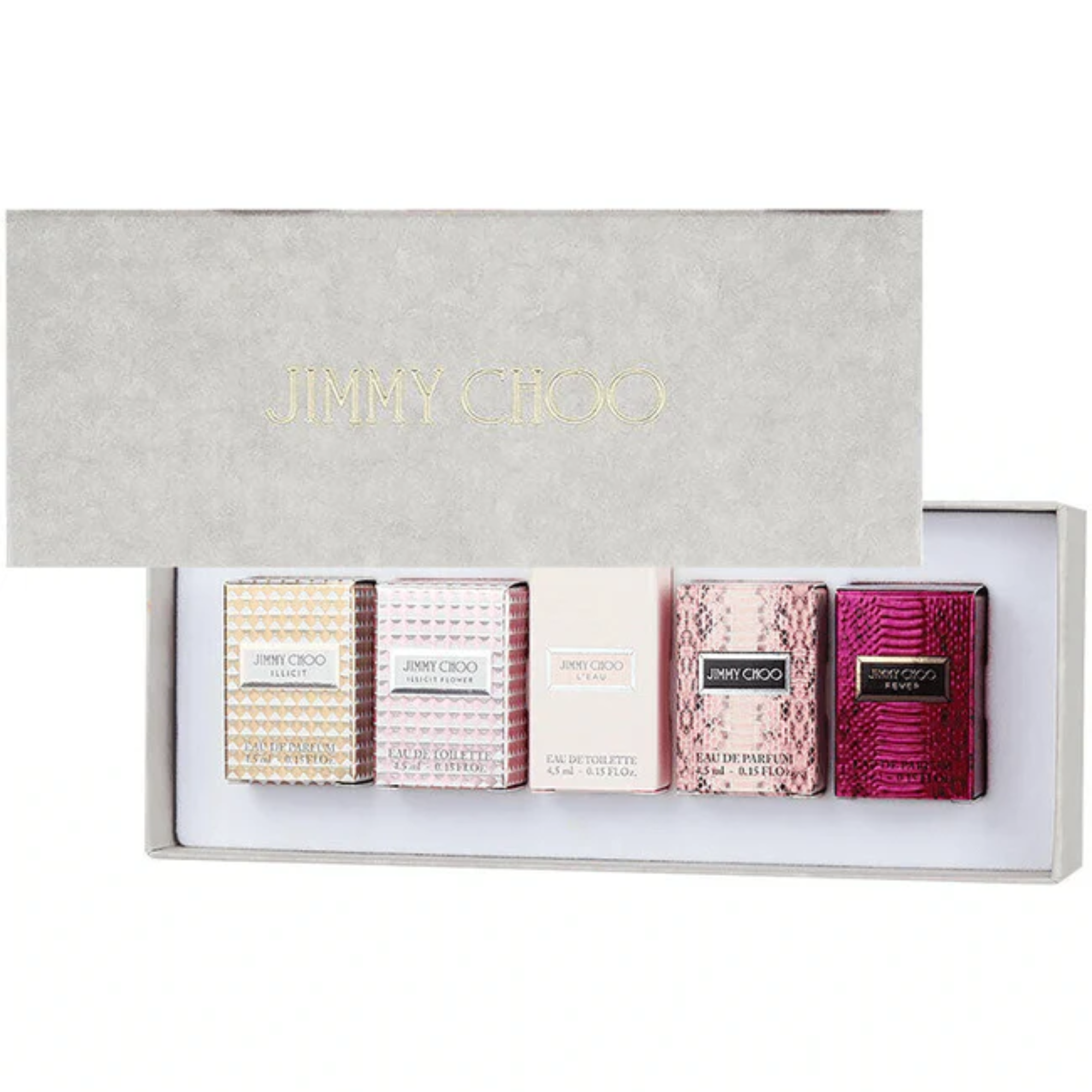 Mini Set 5 Piezas Jimmy Choo Para Mujer De Jimmy Choo 4.5ML