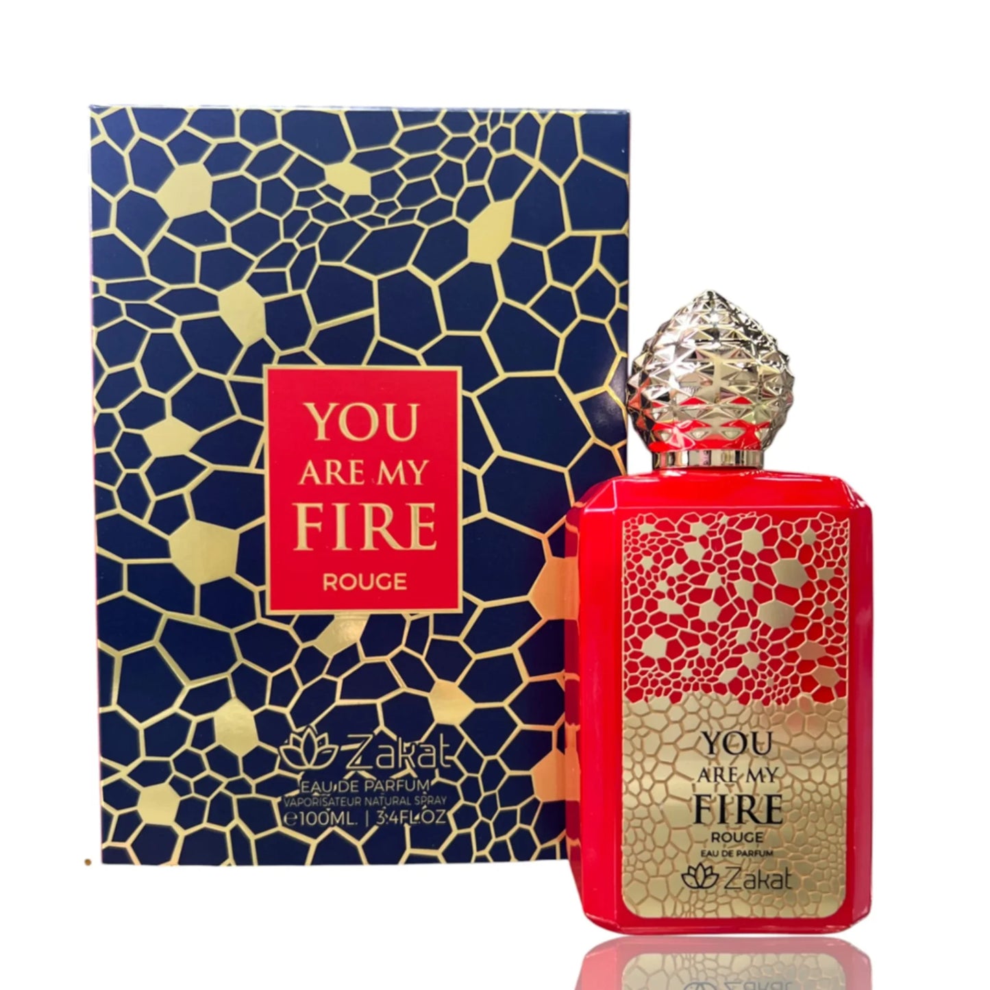 Perfume Unisex Zakat You Are My Fire Rouge 100ml EDP