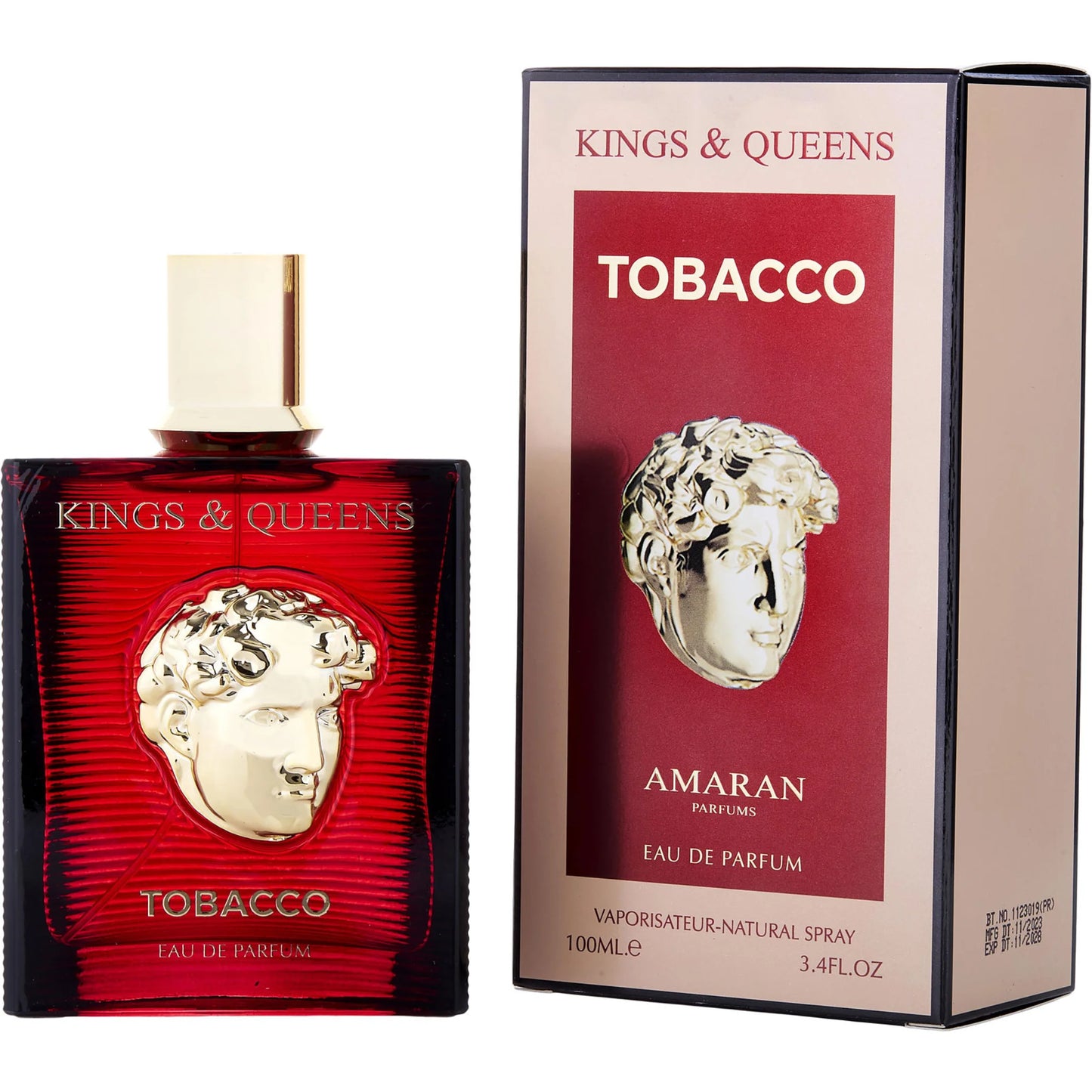 Perfume Unisex Amaran Kings & Queens Tobacco 100ml EDP