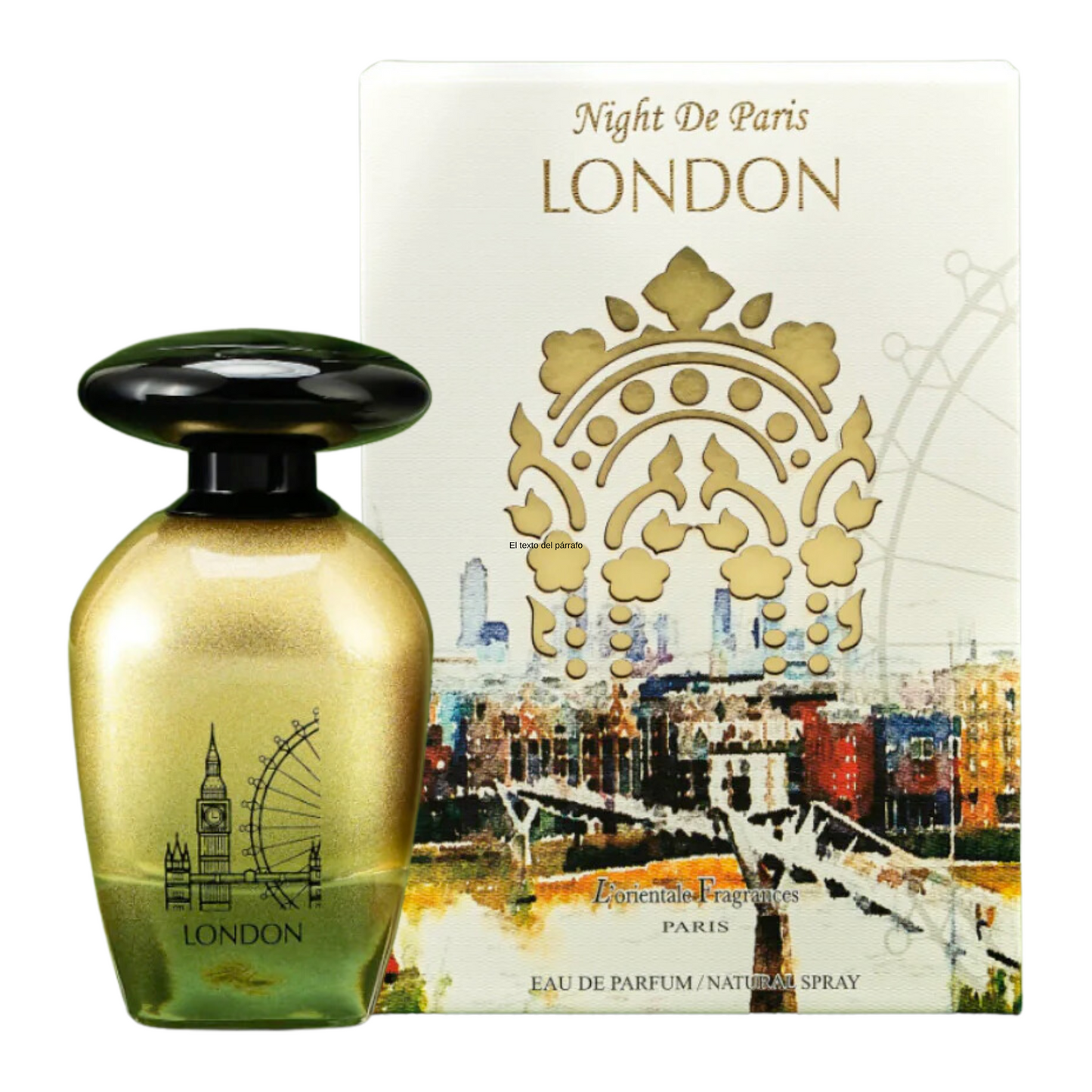 Perfume Unisex L'orientale Fragrances Night De Paris LONDON 100ml EDP