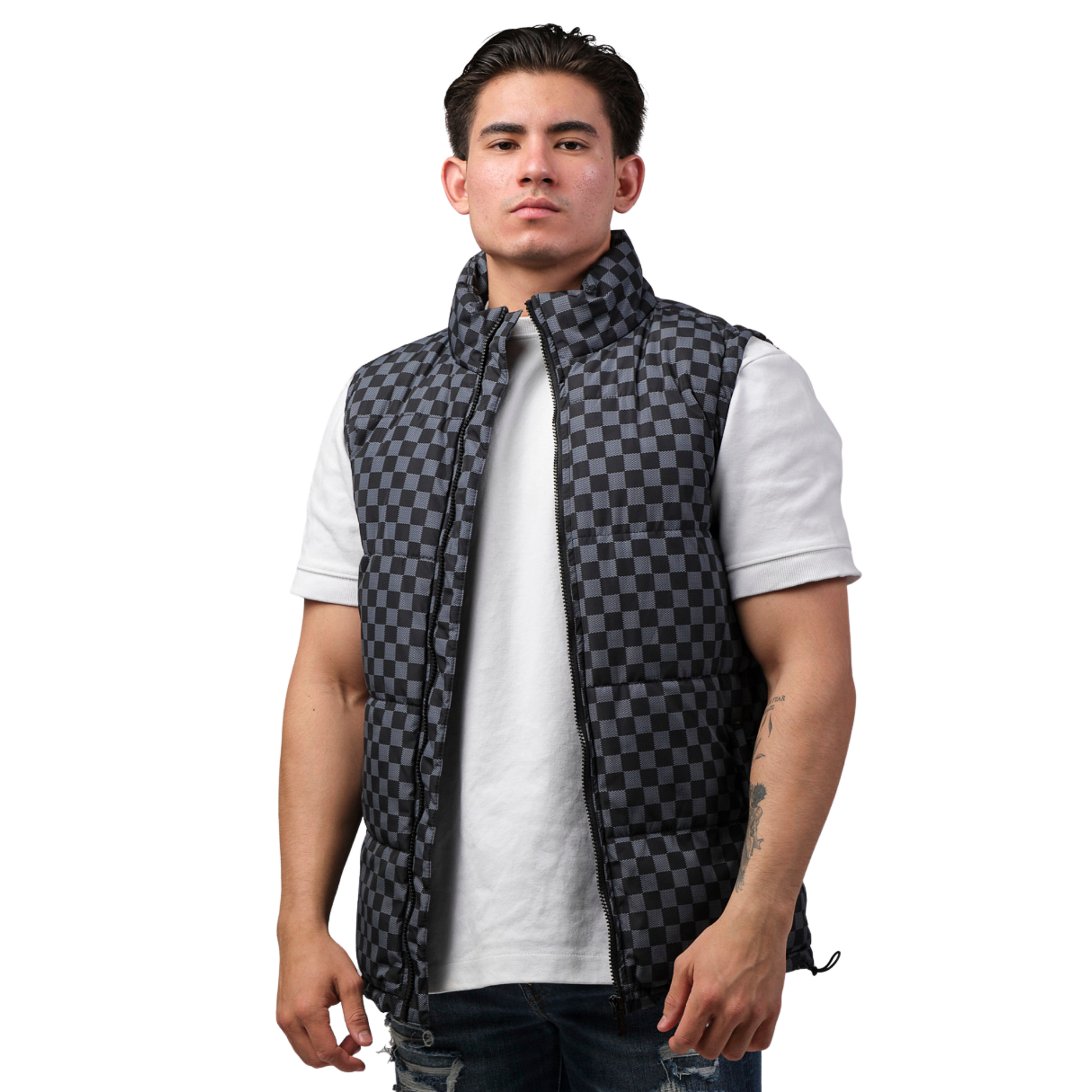 Chaleco Para Hombre Marca Moderno MJVT 2201 BLACK Cazanova Cazanovaonline