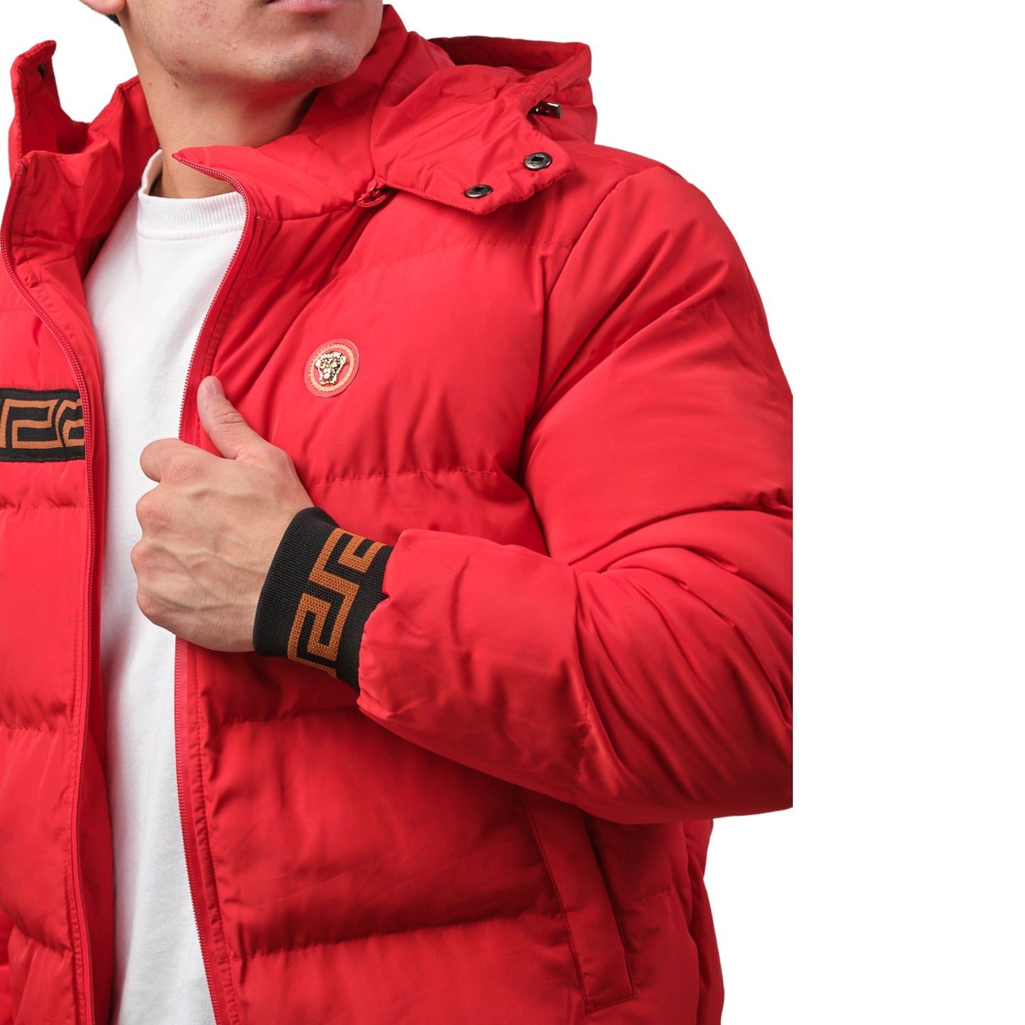 Chamarra para Hombre marca Moderno MJPF-2209 RED