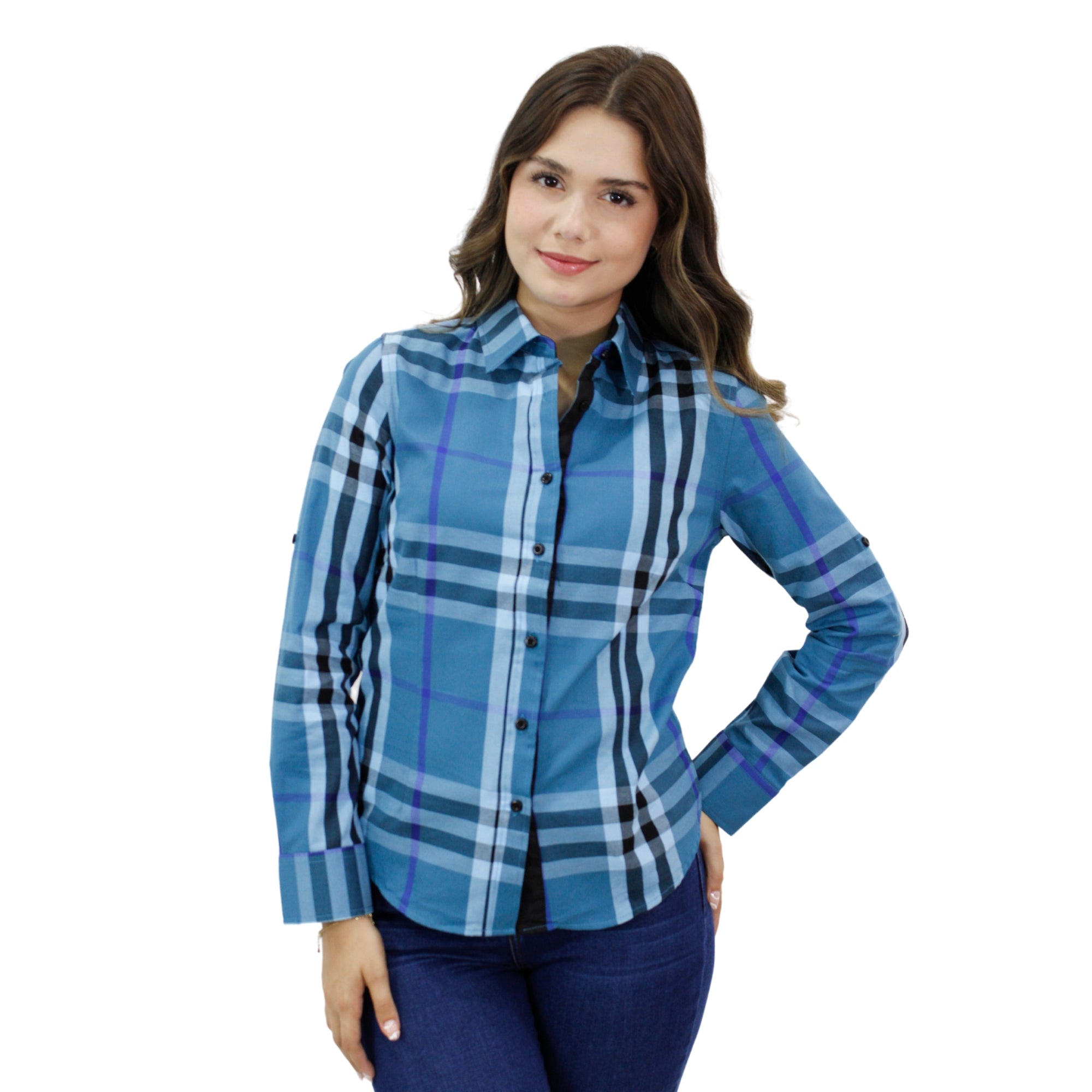 Blusa para Mujer marca RAVALLI GSH-520-14 BLUE