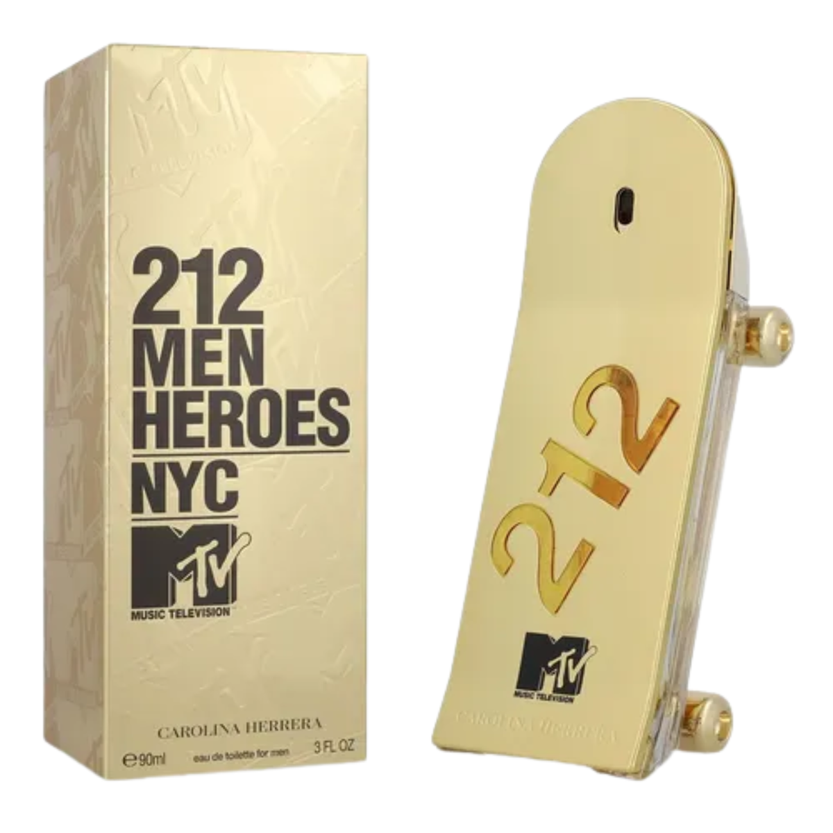 Perfume 212 Men Heroes NYC MTV de 90 ml EDT