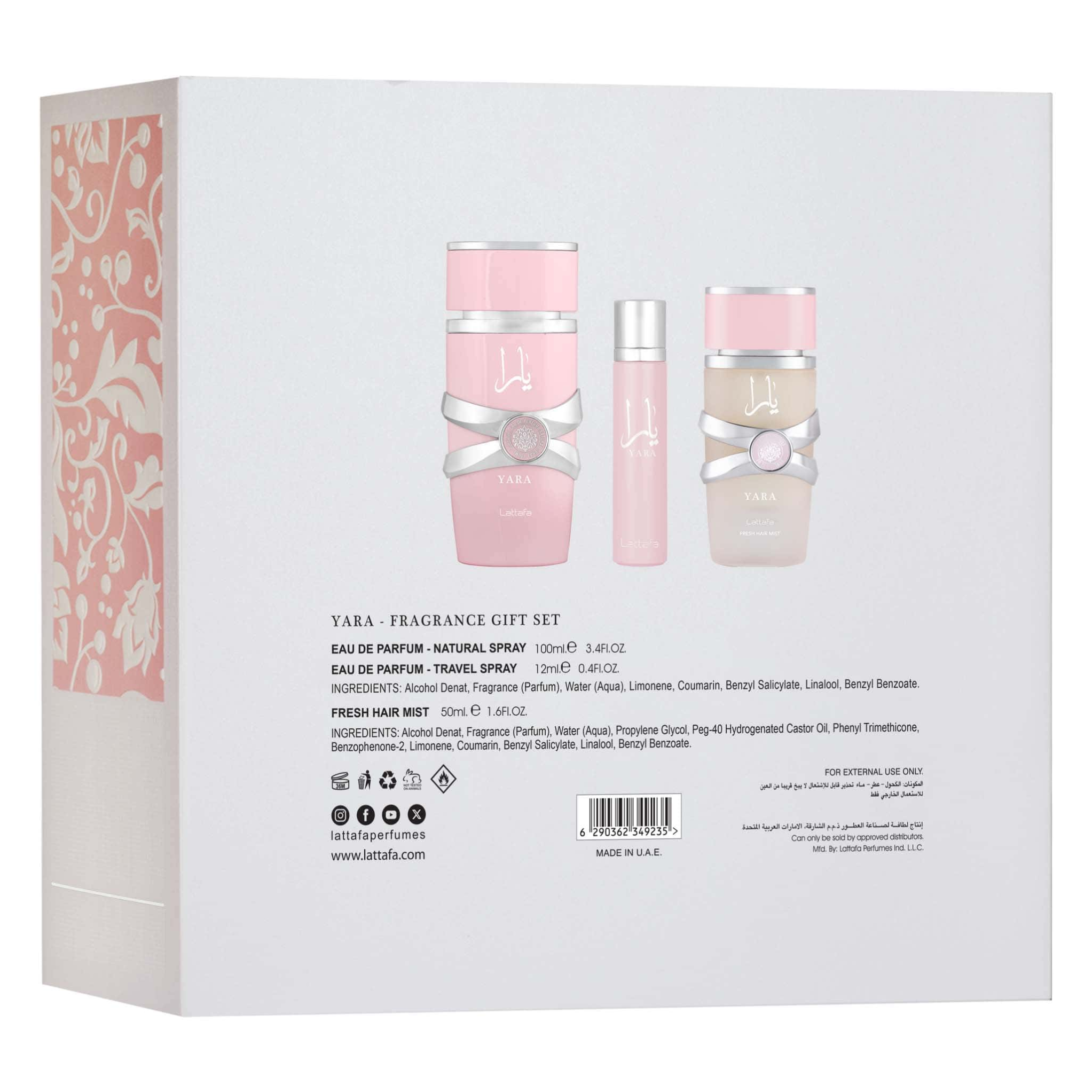Set de Regalo Latafa Yara de 3Pzs