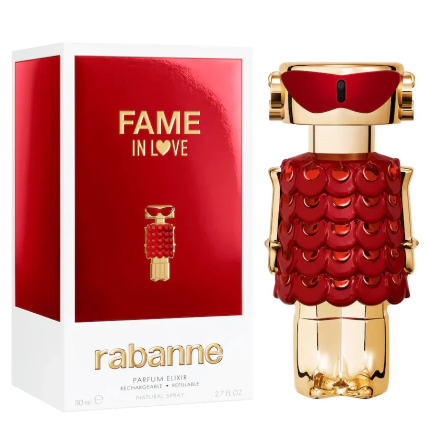 Perfume Rabanne Fame In Love de 80ML PARFUM