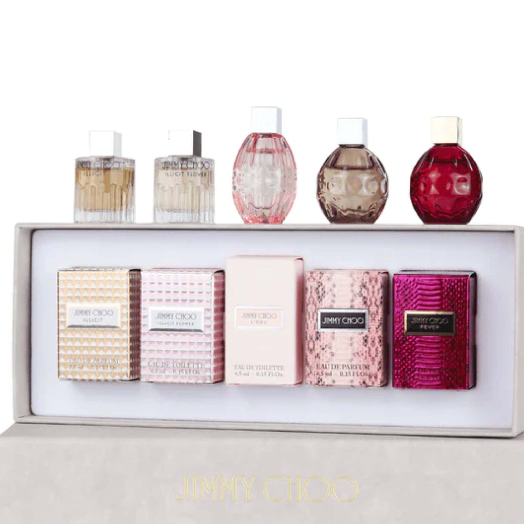 Mini Set 5 Piezas Jimmy Choo Para Mujer De Jimmy Choo 4.5ML