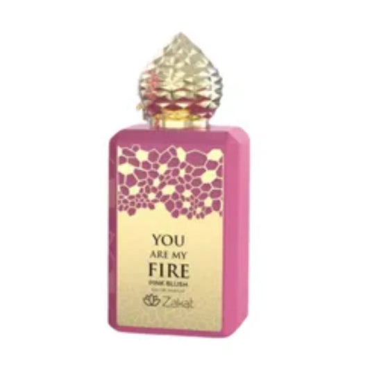 Perfume Unisex Zakat You Are My Fire Pink Blush 100ml EDP