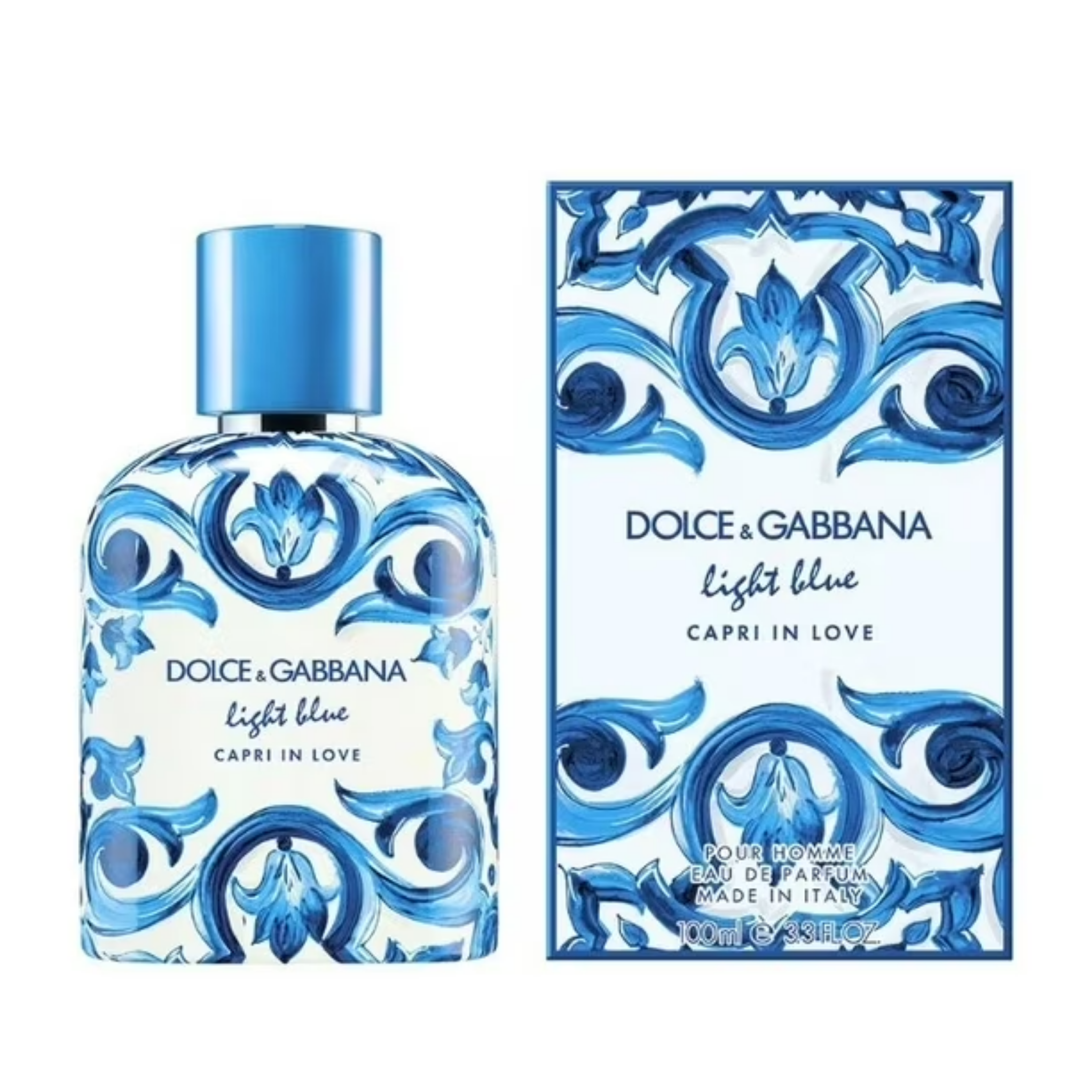 Perfume D&G Light Blue Capri In Love Pour Homme de 100ML EDP