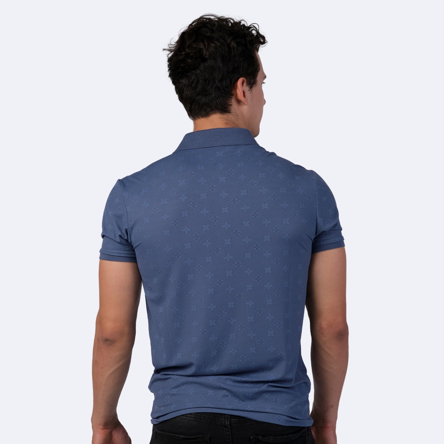 Playera Para Hombre Marca Huggo Valentino HV-64 - Blue