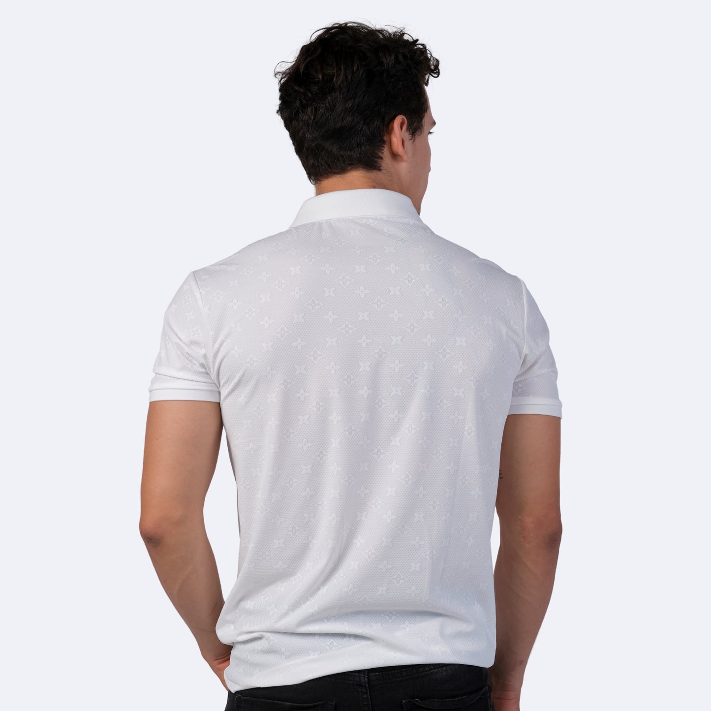 Playera Para Hombre Marca Huggo Valentino HV-64 - White