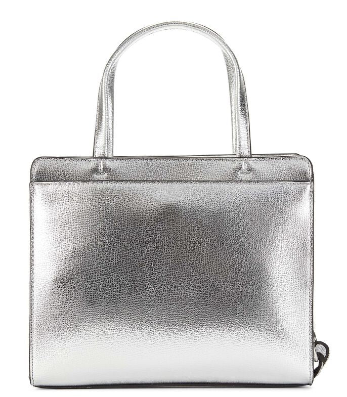 BOLSA PLATEADA  KARL LAGERFELD