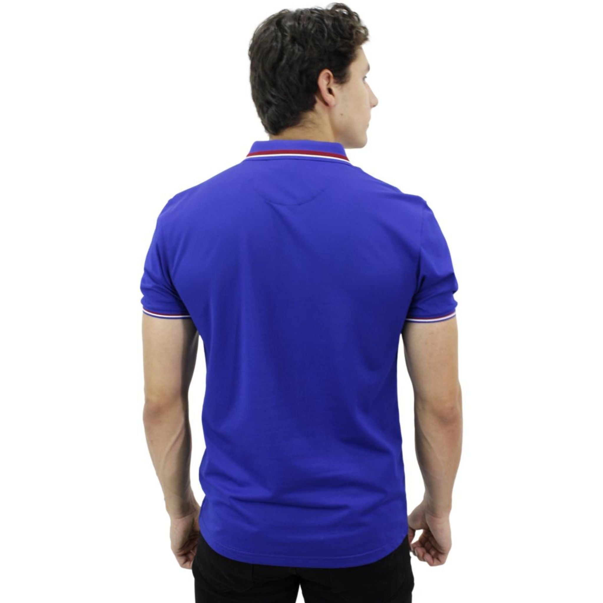 Playera Polo Para Caballero Marca Huggo Valentino HV-45-Royal