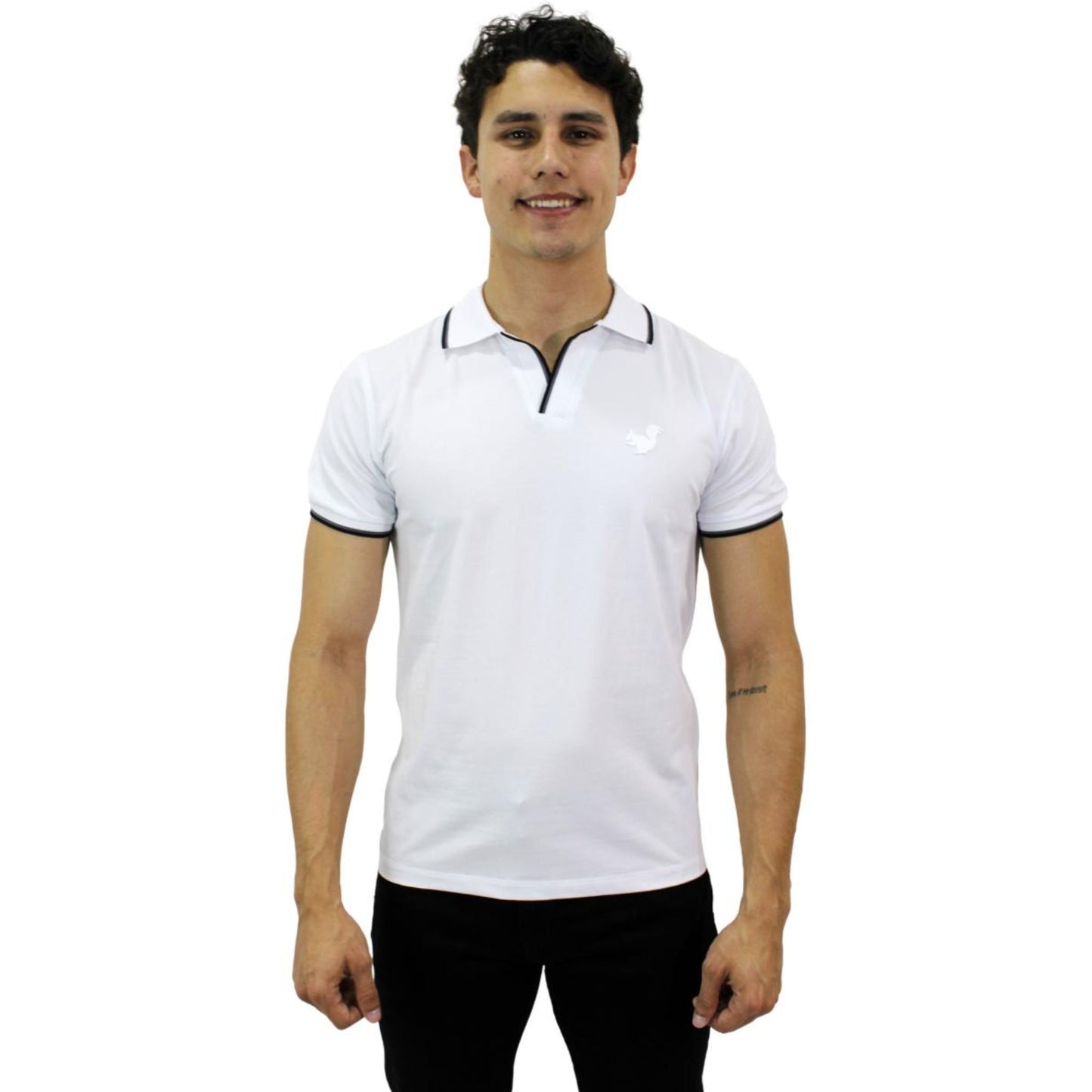 Playera para Hombre Marca PAVINI P-2197-WHITE