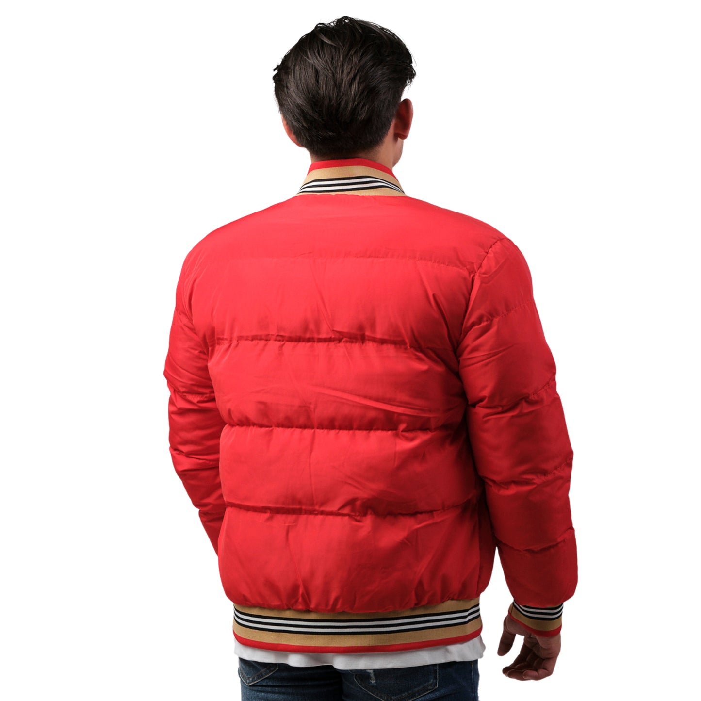 Chamarra para Hombre marca Moderno MJPF-2210 RED