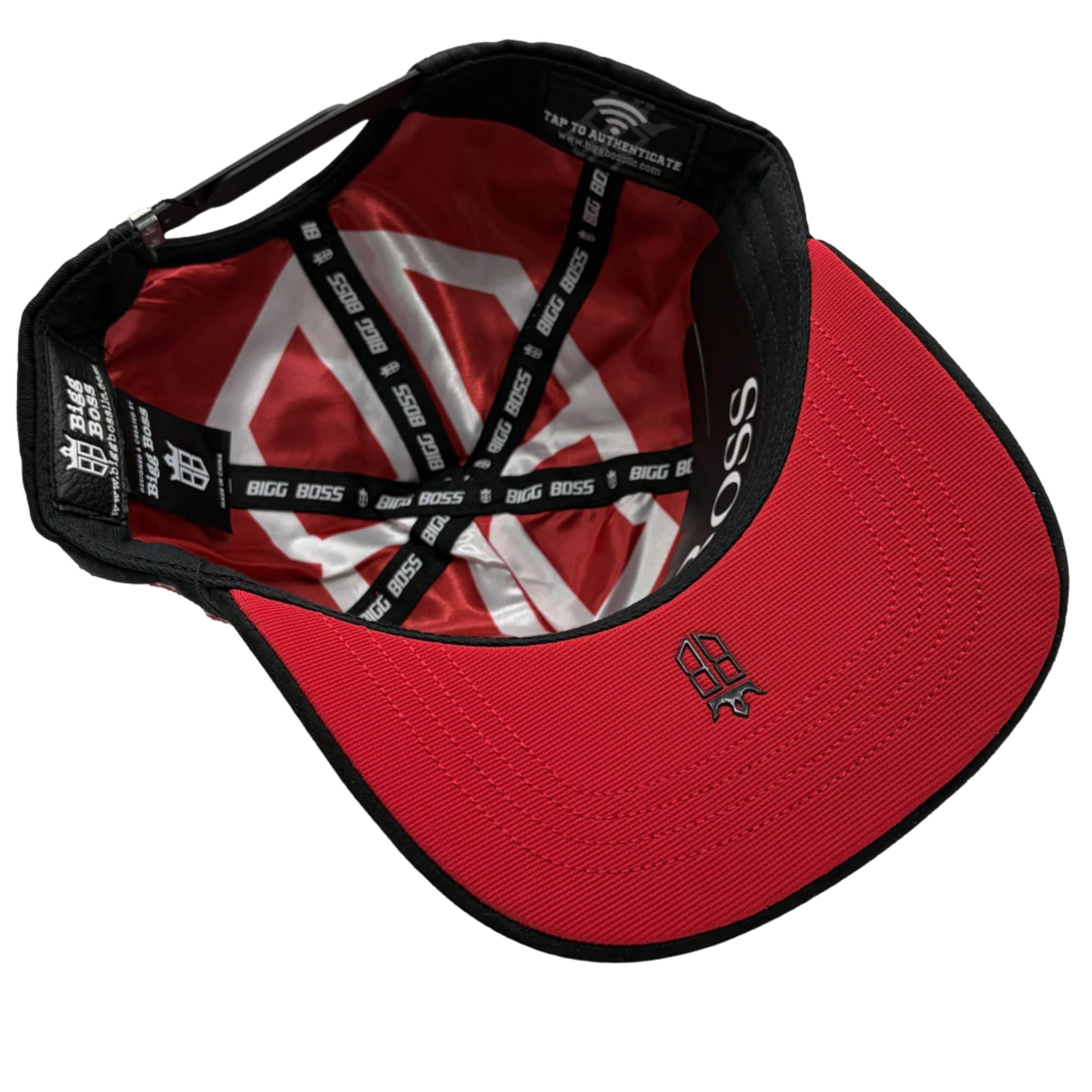 GORRA BIG BOSS // TRIPLE A BLACK/RED