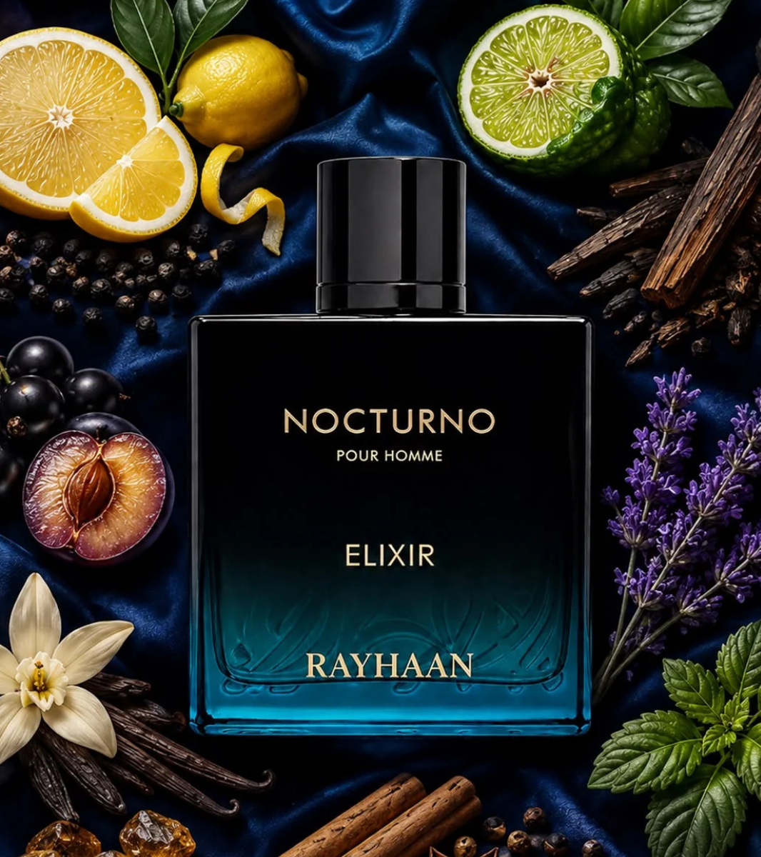 Perfume Rayhaan Nocturno Elixir de 100 ML EDP