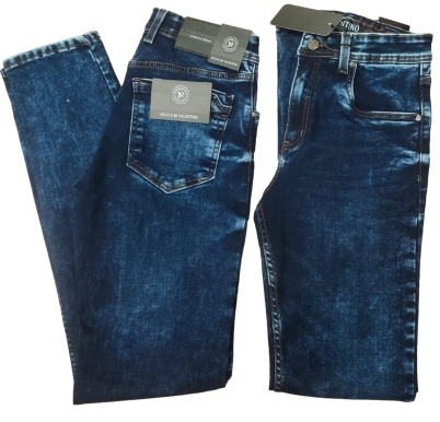 Pantalon Para Hombre Marca Huggo Valentino Corte 13 HVM 107 Azul