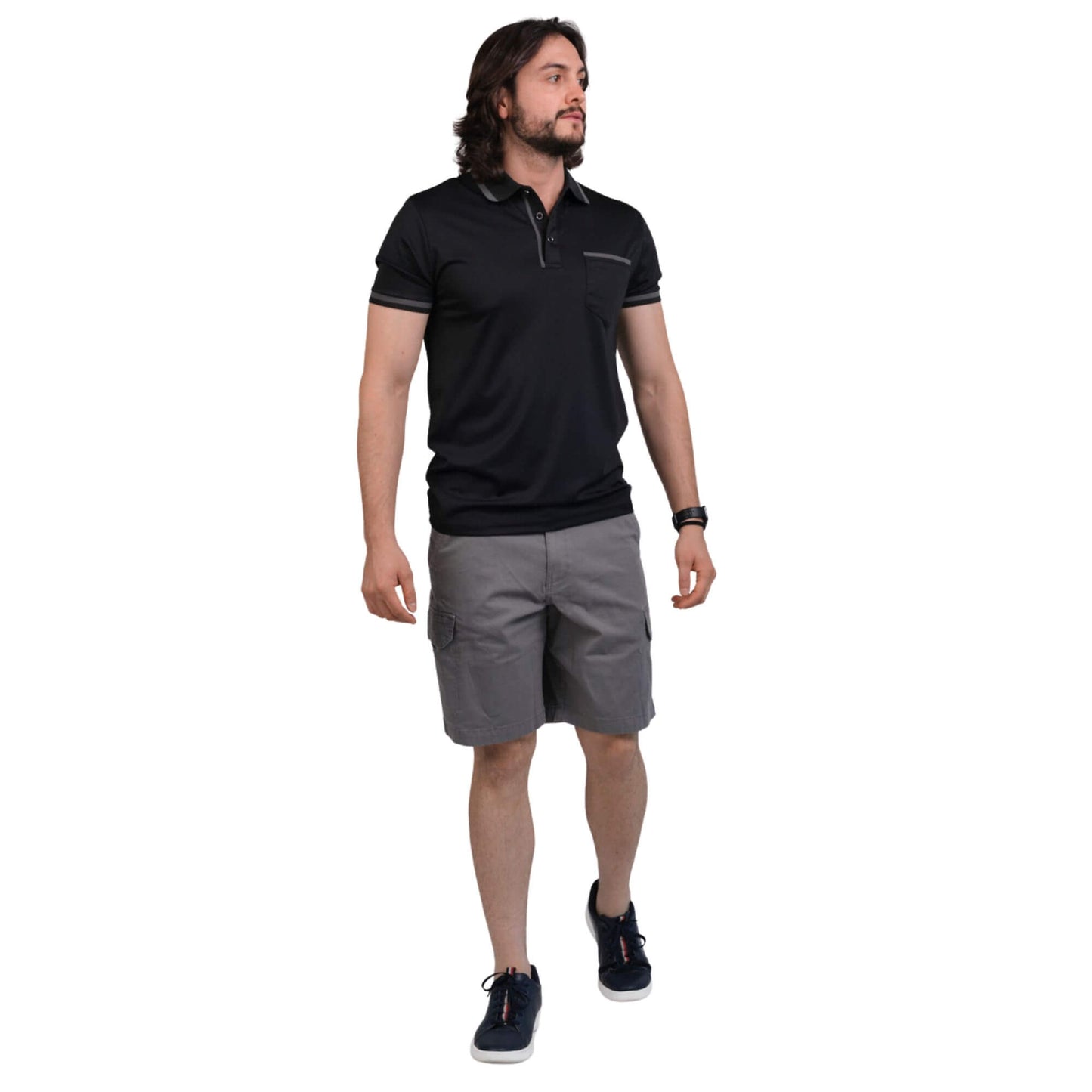 Short Cargo para Caballero Copper&Oak Bermuda Gris