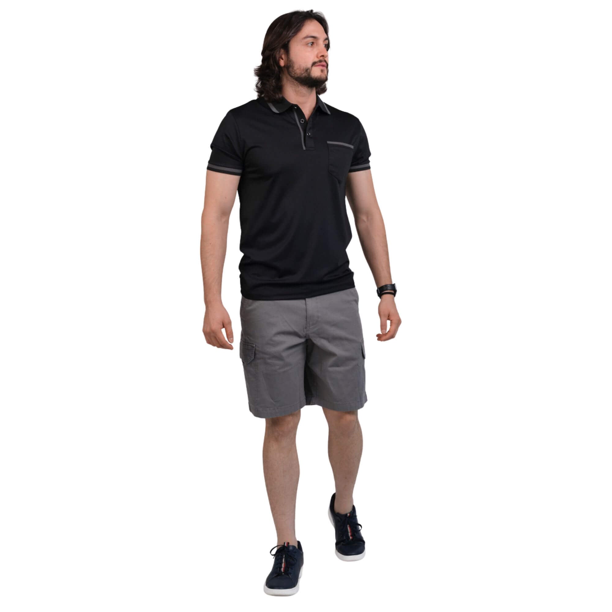 Short Cargo para Caballero Copper&Oak Bermuda Gris