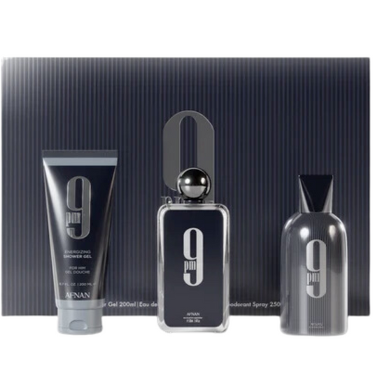 Set de Perfume para Hombre Marca AFNAN 9 PM 100ml EDP