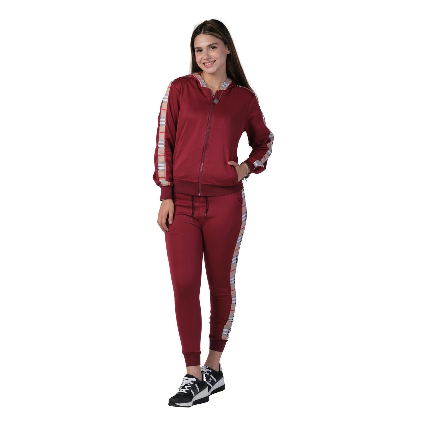 Conjunto De Pants Para Mujer Marca pavini PW031708 Tinto