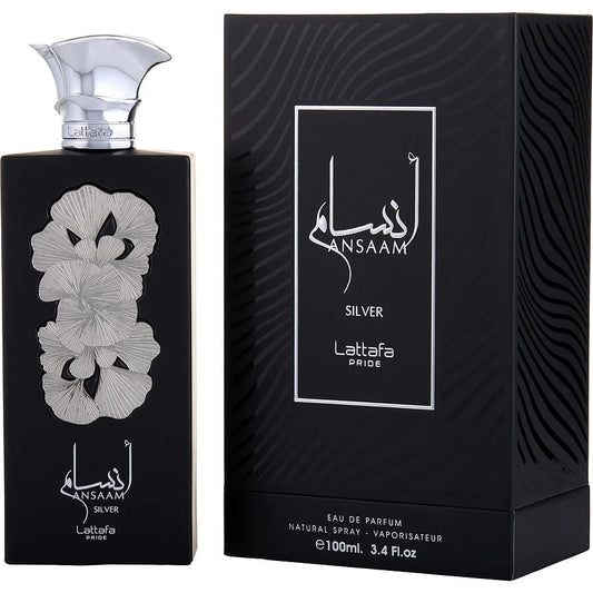 Perfume Unisex Ansaam Silver Marca Lattafa 100 ml EDP