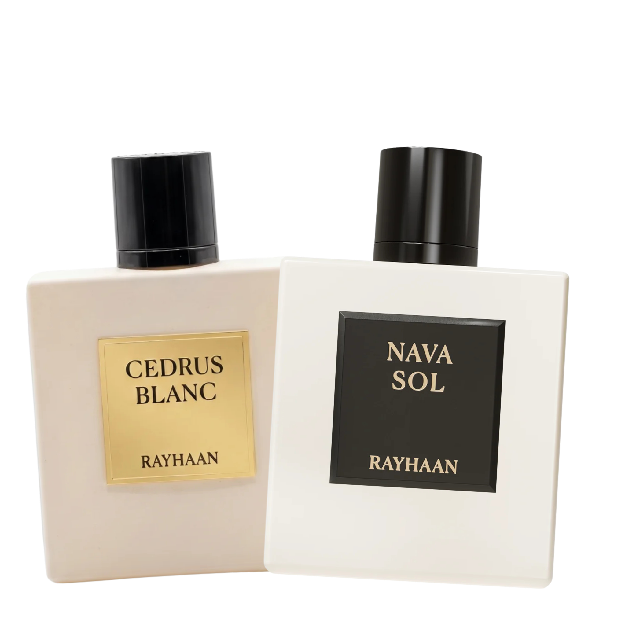 Duo Rayhaan Cedrus Blanc y Nova Sol de 100ML EDP