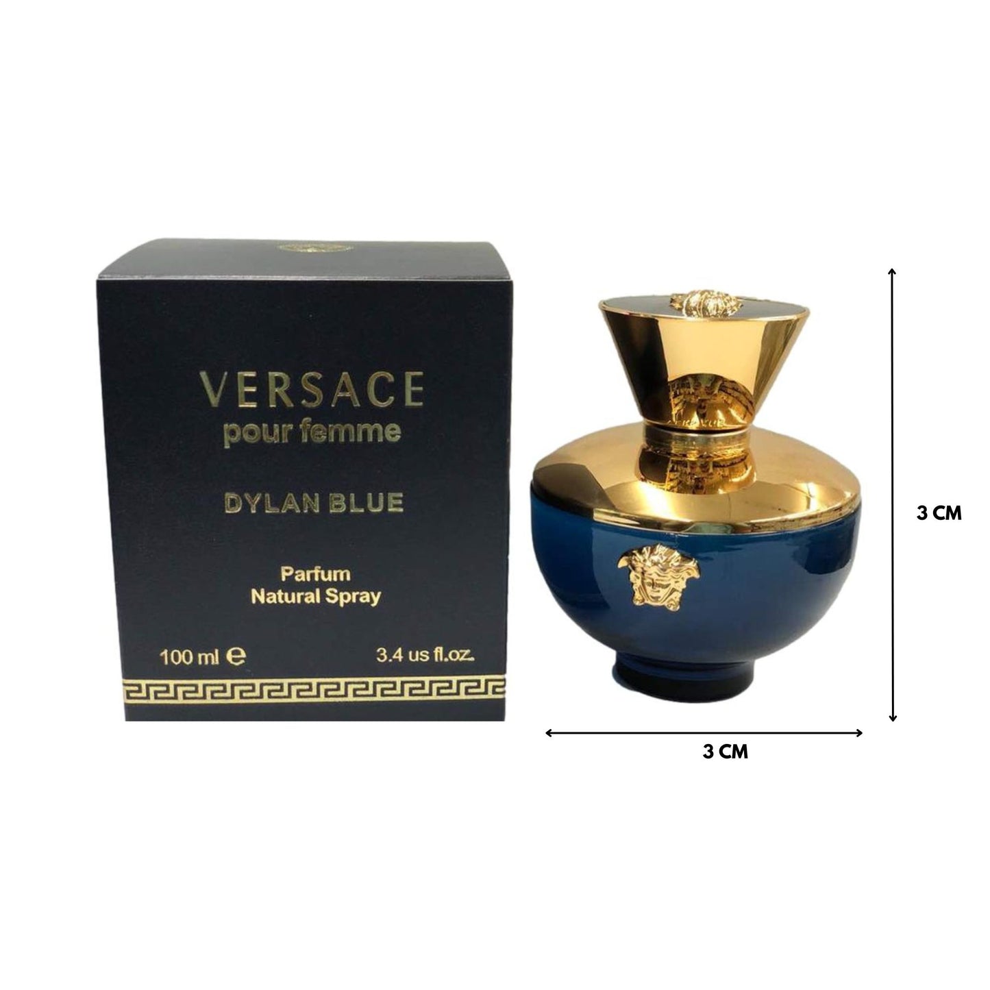 Perfume MINI Para Mujer VERSACE POUR FEMME DYLAN BLUE 5ml EDP