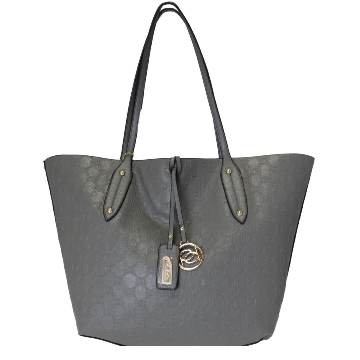 Bolsa Para Mujer Marca Bebe Tote Gris Original