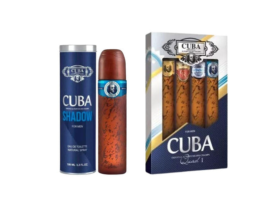 Duo de perfume para Hombre CUBA PARIS 5 Pzas