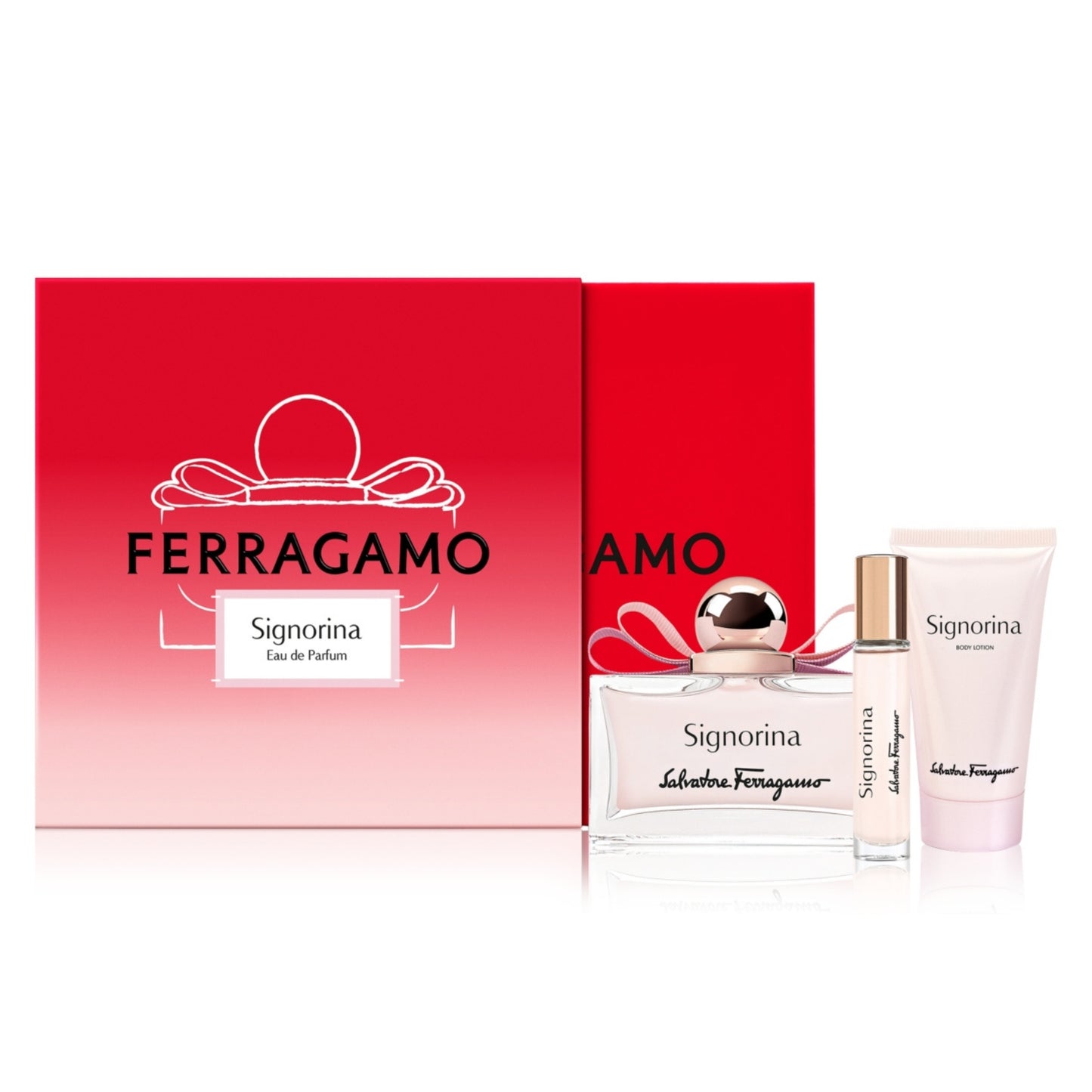 Set Salvatore Ferragamo Signorina 100ml EDP 3 Pz