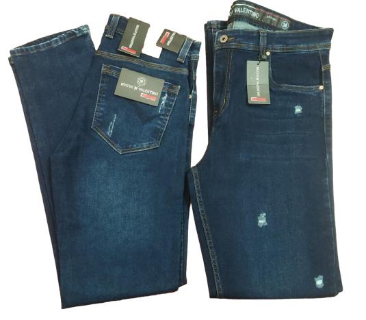 Pantalon Para Hombre Marca Huggo Valentino Corte 36 HVSK2567 Azul