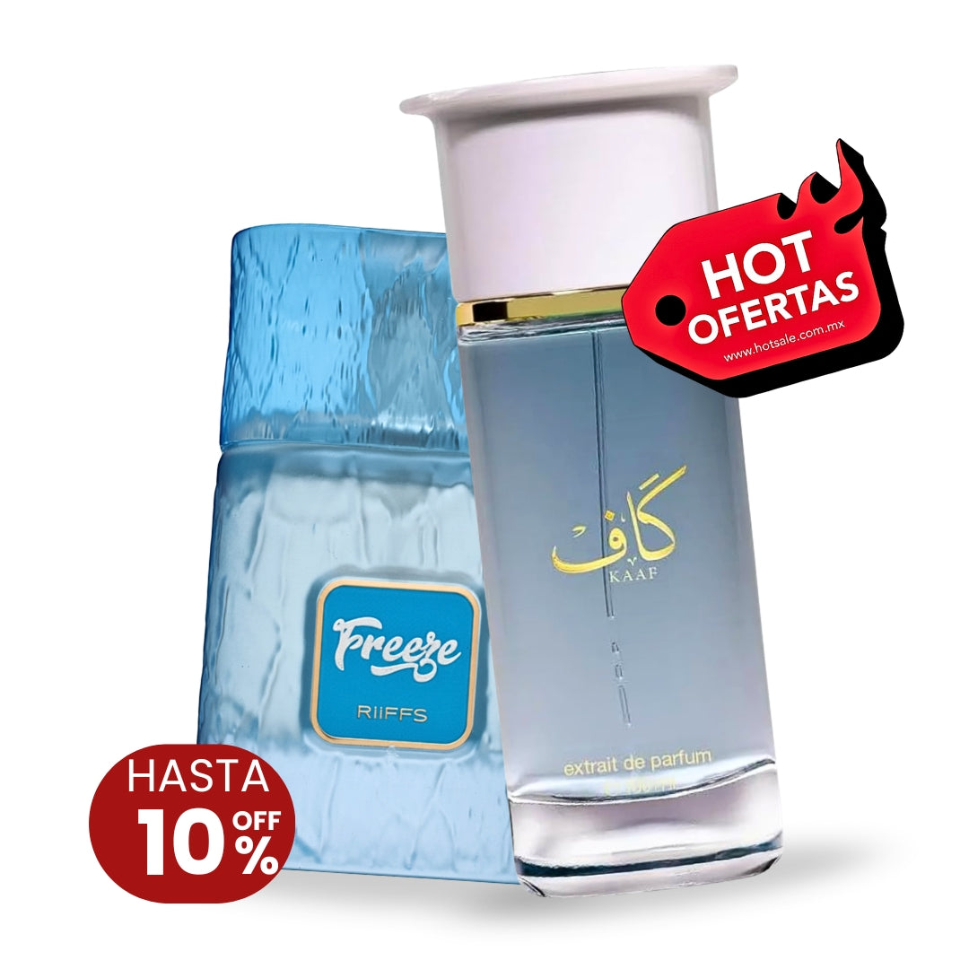 Duos Riiffs FREEZE  y Ahmed al Madhribi KAAF 100ML XDP